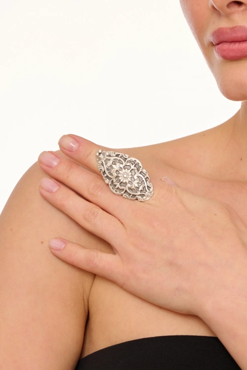 Kiraz Silver Plated Ring