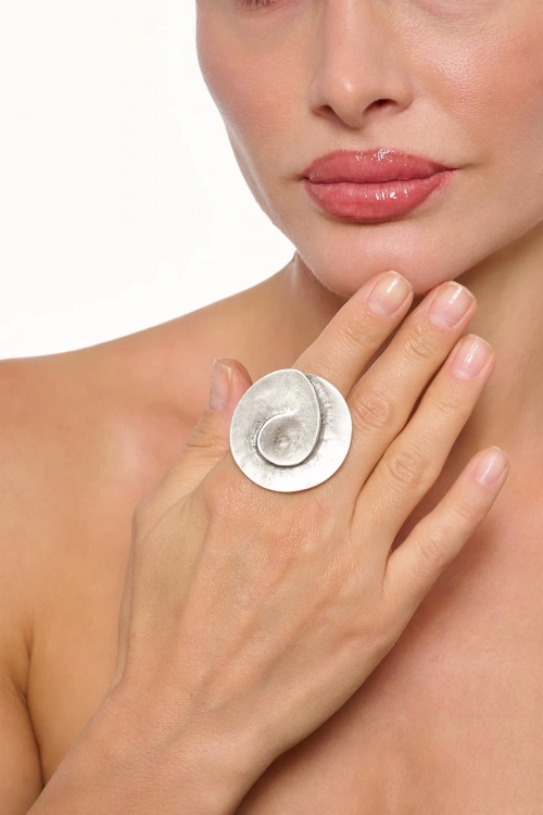 Kiraz Silver Plated Ring