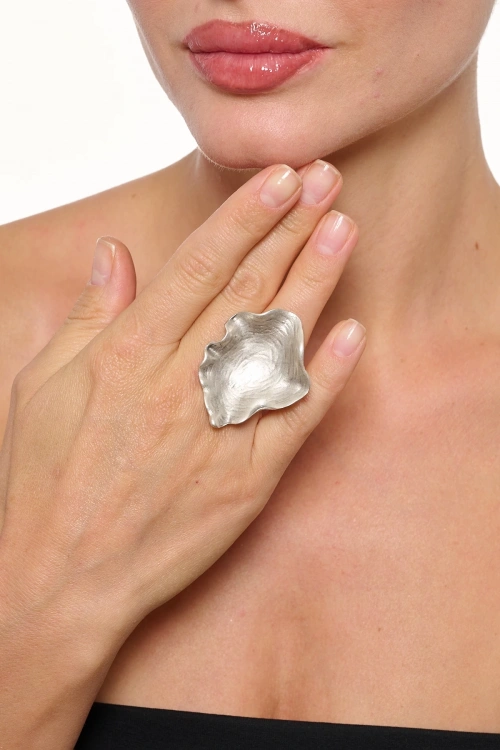 Kiraz Silver Plated Ring