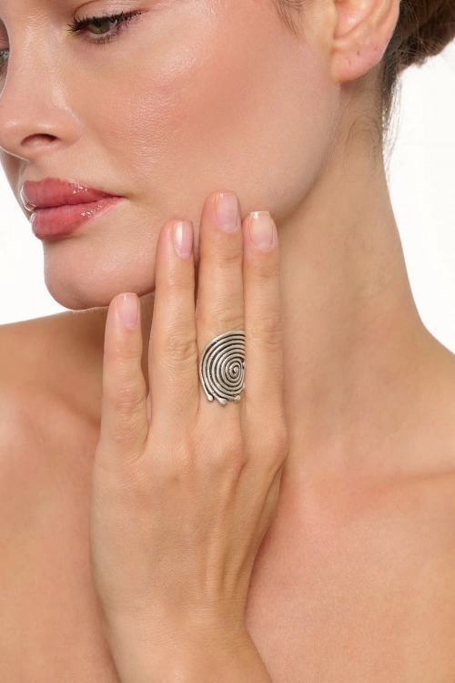 Kiraz Silver Plated Ring