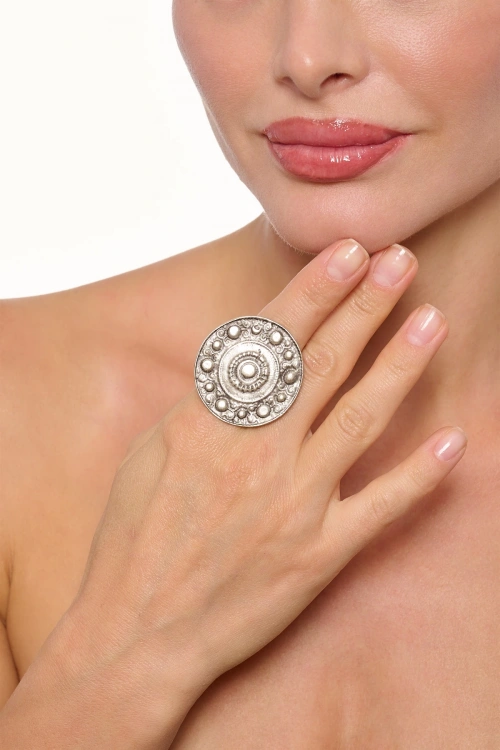 Kiraz Silver Plated Ring