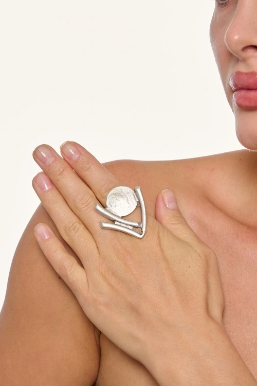 Kiraz Silver Plated Ring