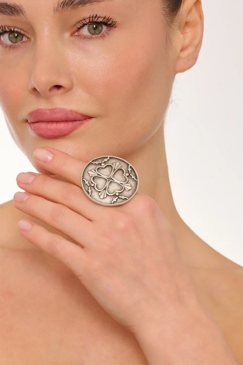 Kiraz Silver Plated Ring