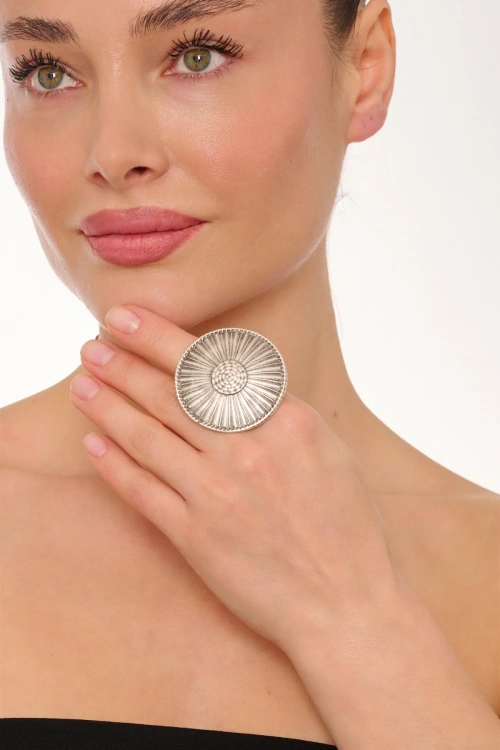 Kiraz Silver Plated Ring