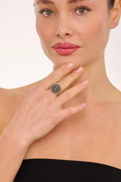 Kiraz Silver Plated Ring