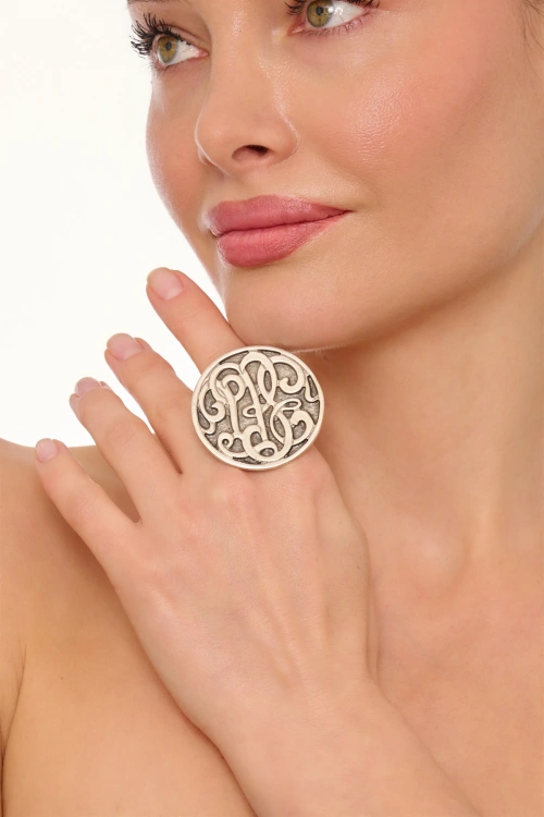 Kiraz Silver Plated Ring