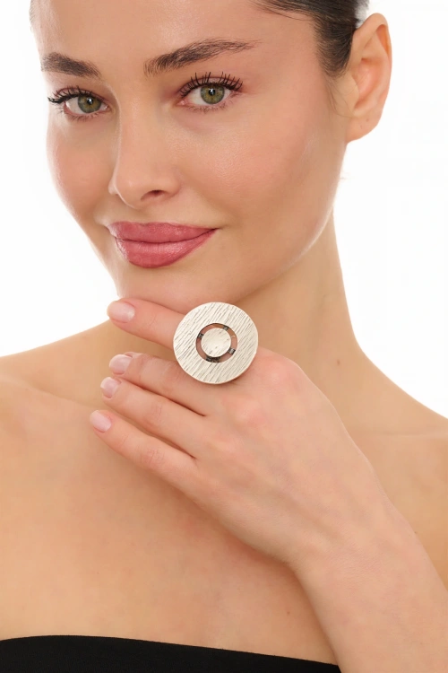 Kiraz Silver Plated Ring