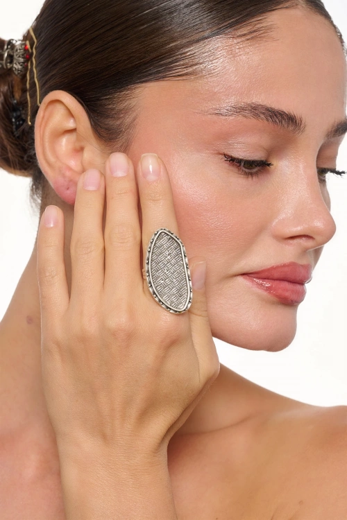 Kiraz Silver Plated Ring