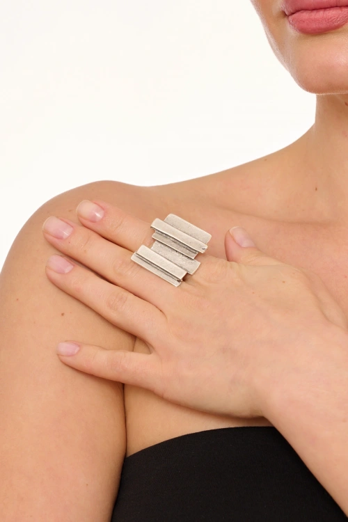 Kiraz Silver Plated Ring