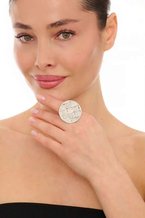 Kiraz Silver Plated Ring