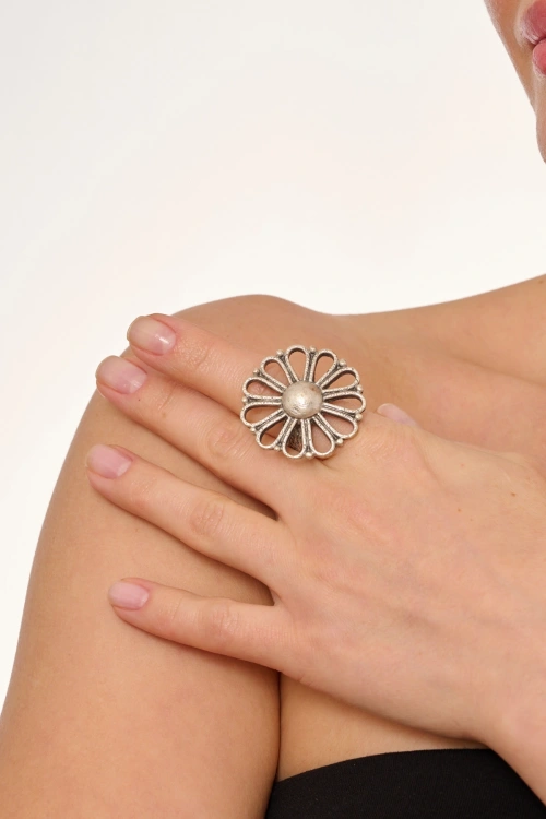 Kiraz Silver Plated Ring