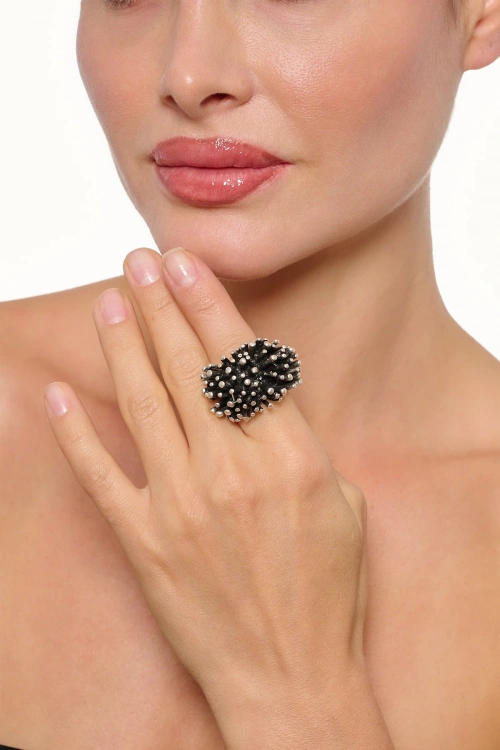 Kiraz Silver Plated Ring