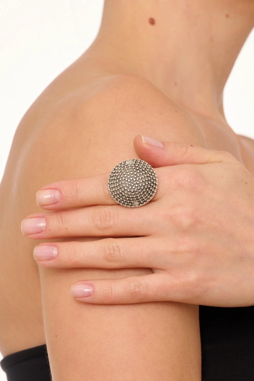 Kiraz Silver Plated Ring