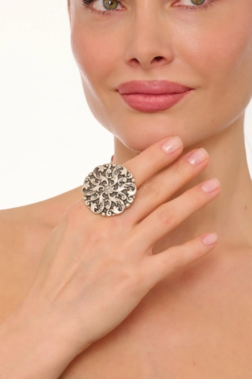 Kiraz Silver Plated Ring