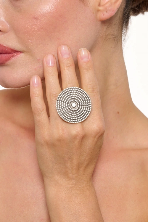 Kiraz Silver Plated Ring