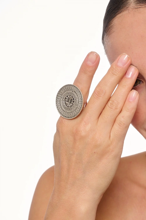 Kiraz Silver Plated Ring