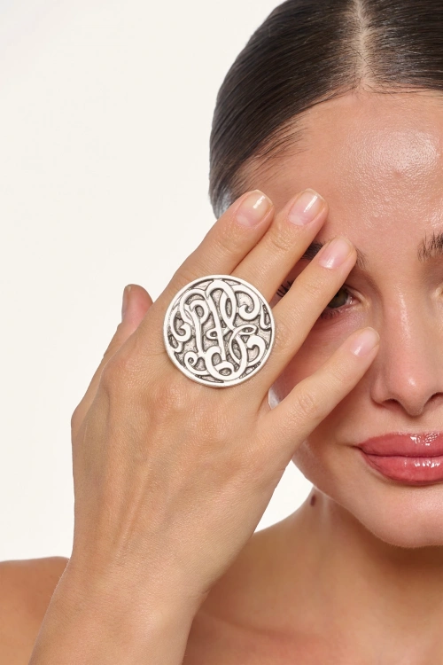 Kiraz Silver Plated Ring