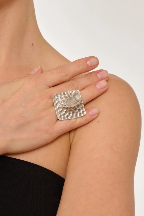 Kiraz Silver Plated Ring