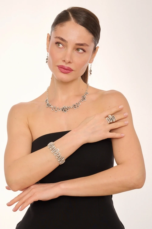 Kiraz Silver Plated Set