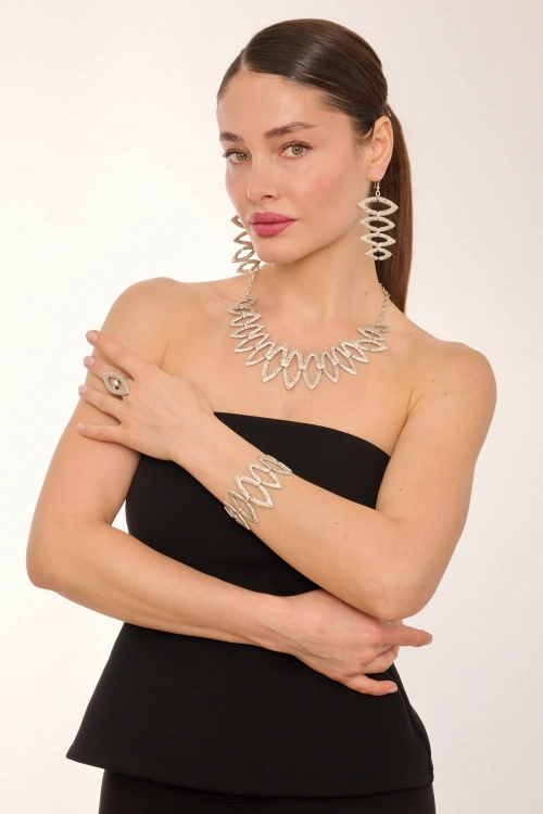 Kiraz Silver Plated Set