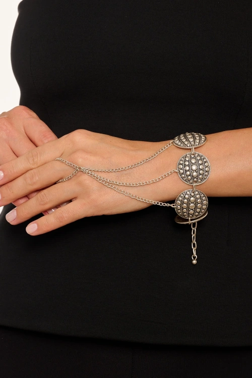Kiraz Silver Plated Shahmaran Bracelet