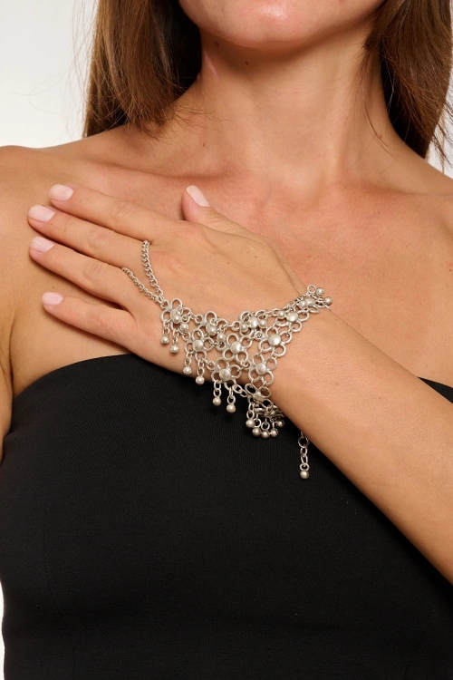 Kiraz Silver Plated Shahmaran Bracelet