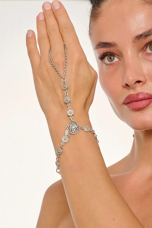 Kiraz Silver Plated Shahmaran Bracelet