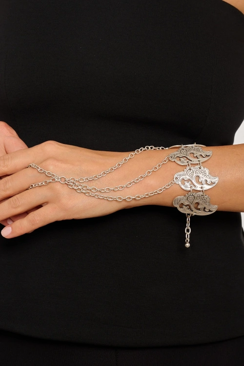 Kiraz Silver Plated Shahmaran Bracelet
