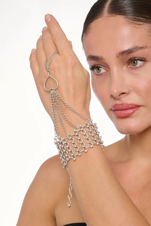 Kiraz Silver Plated Shahmaran Bracelet