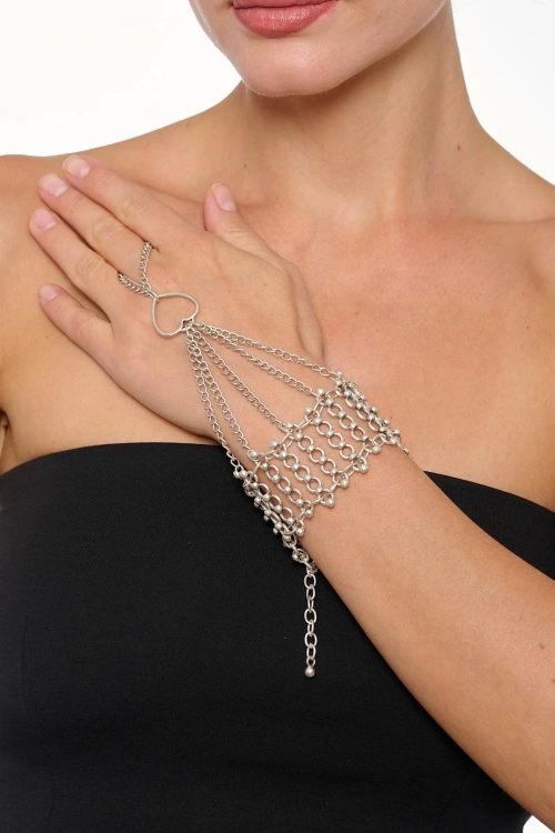 Kiraz Silver Plated Shahmaran Bracelet