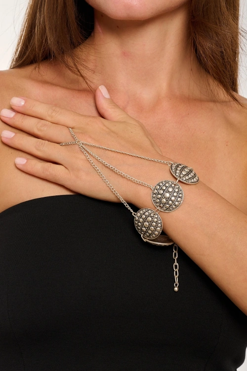 Kiraz Silver Plated Shahmaran Bracelet