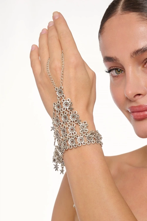 Kiraz Silver Plated Shahmaran Bracelet