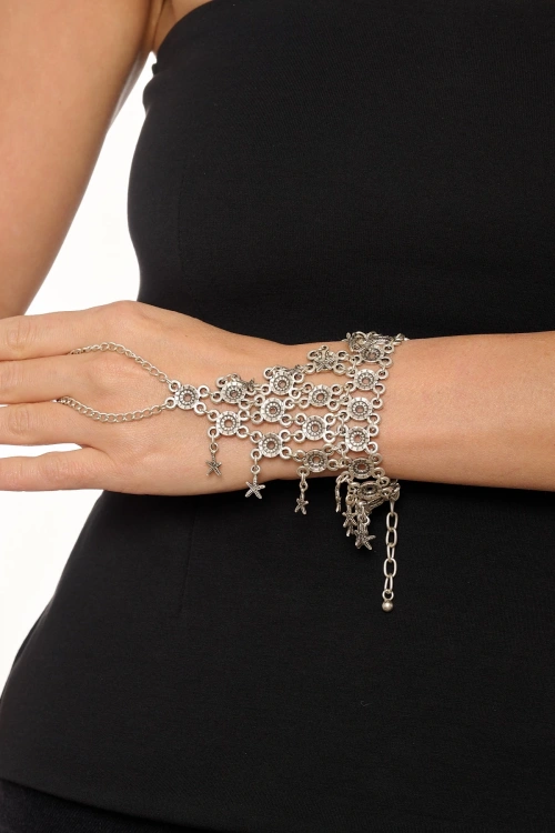 Kiraz Silver Plated Shahmaran Bracelet