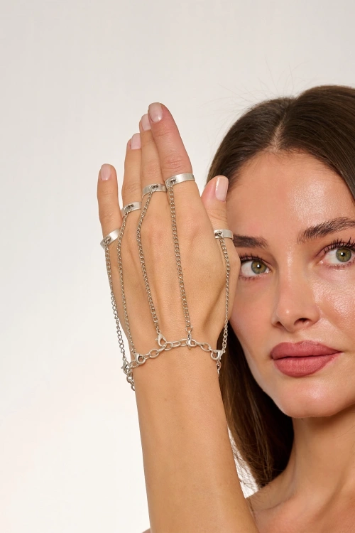 Kiraz Silver Plated Shahmaran Bracelet