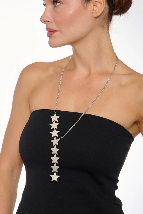 Kiraz Silver Plated Star Necklace