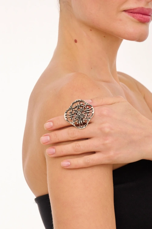 Kiraz Silver Plated Ring