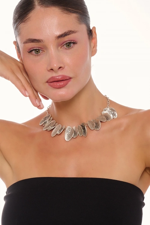 Kiraz Silver Plated Necklace