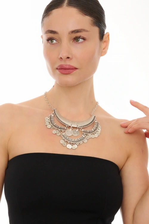 Kiraz Silver Plated Necklace