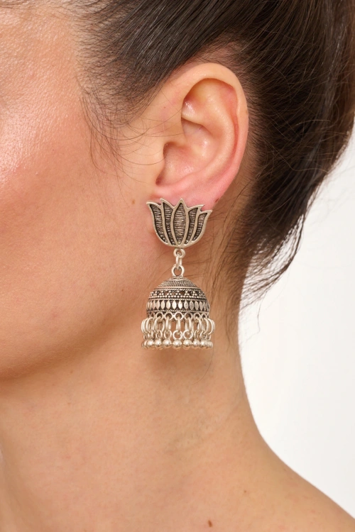 Kiraz  Silver Plated Earring