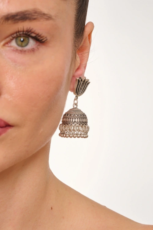 Kiraz  Silver Plated Earring