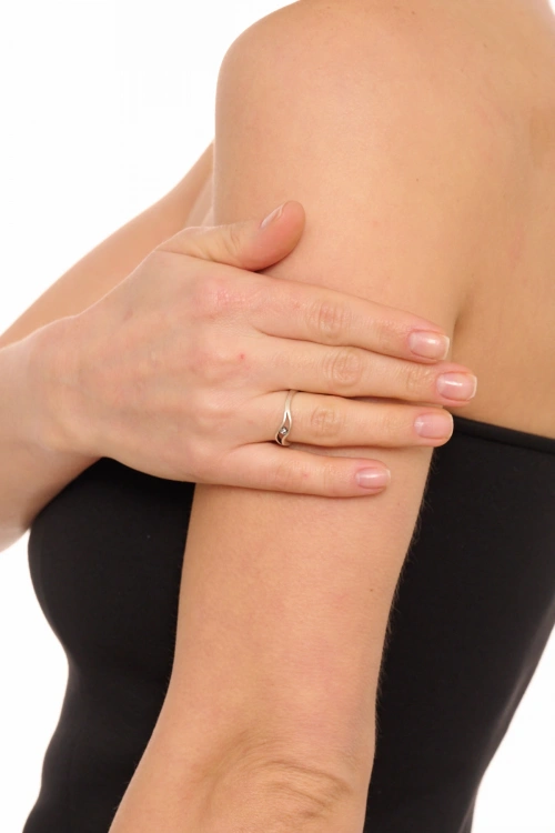 Kiraz White Crystal Stoned Silver Plated Ring