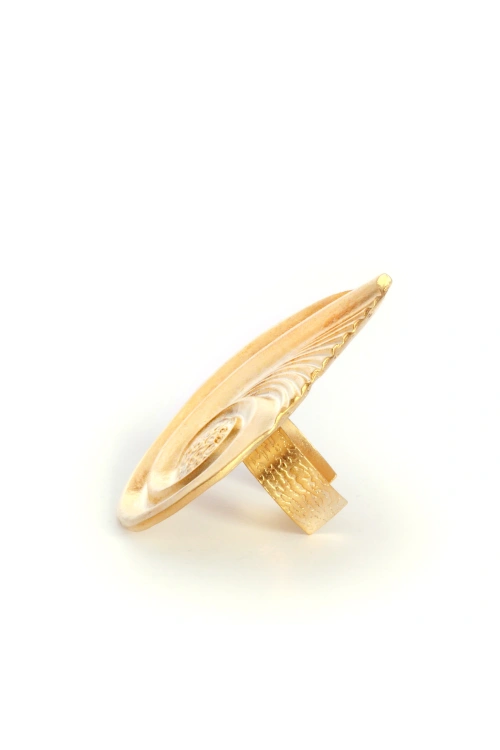 Spiral Shell Shaped Ring