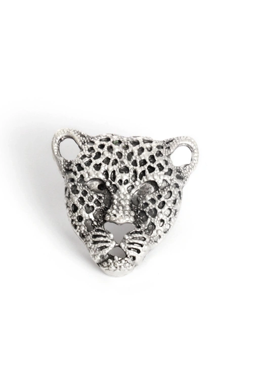Panther Head Ring