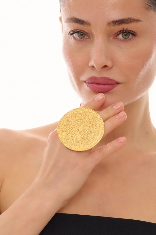 Kiraz Gold Plated Ring