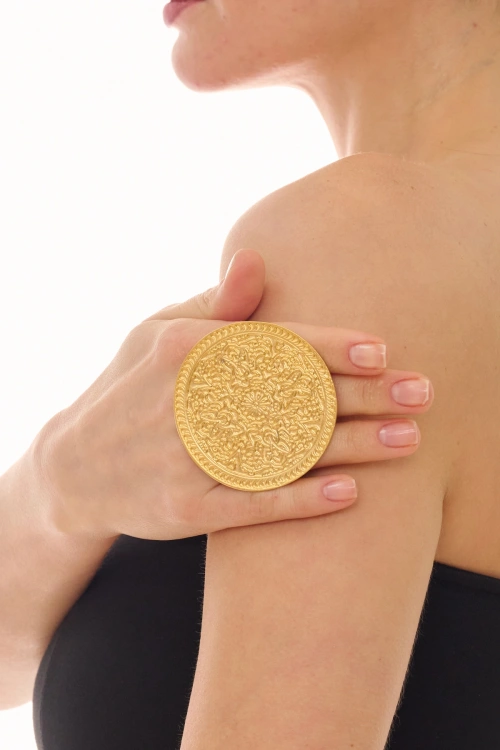 Kiraz Gold Plated Ring