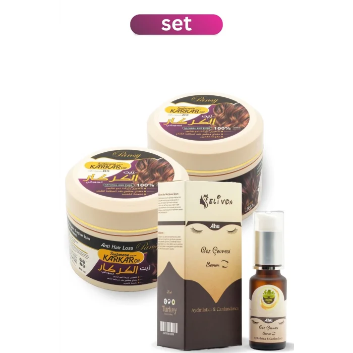 2 Sudan Karkar Yağı + Ahu Göz Çevresi Bakım Serum 20 ML