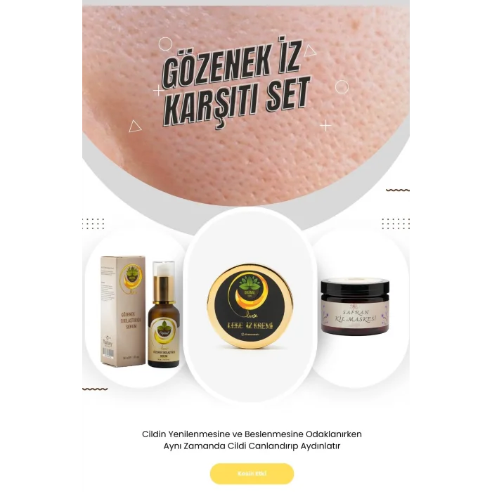 Gözenek İz Karşıtı Set