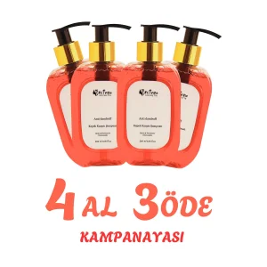 Elivon Kepek Karşıtı Şampuan 4 lu