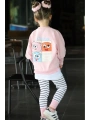 Kız Çocuk Happy Pembe Alt Üst Takım