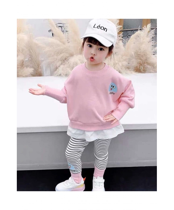Kız Çocuk Happy Pembe Alt Üst Takım